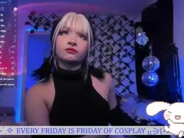 _heavenly_blue_ — .*: LETS HAVE FUN! CAN U MAKE MY ASS RED? #goth #ahegao #cosplay #bigass #tattoo -- Current Goal:  Make me Horny  once countdown reaches zero