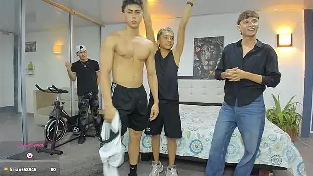 Playhardsexx — TWO BOYS DOMINATE MOUTH IN DEEP THROAT