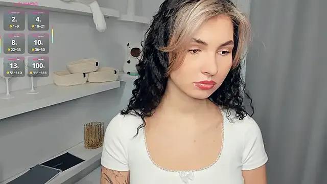 sunglammodel — Lick my finger close up